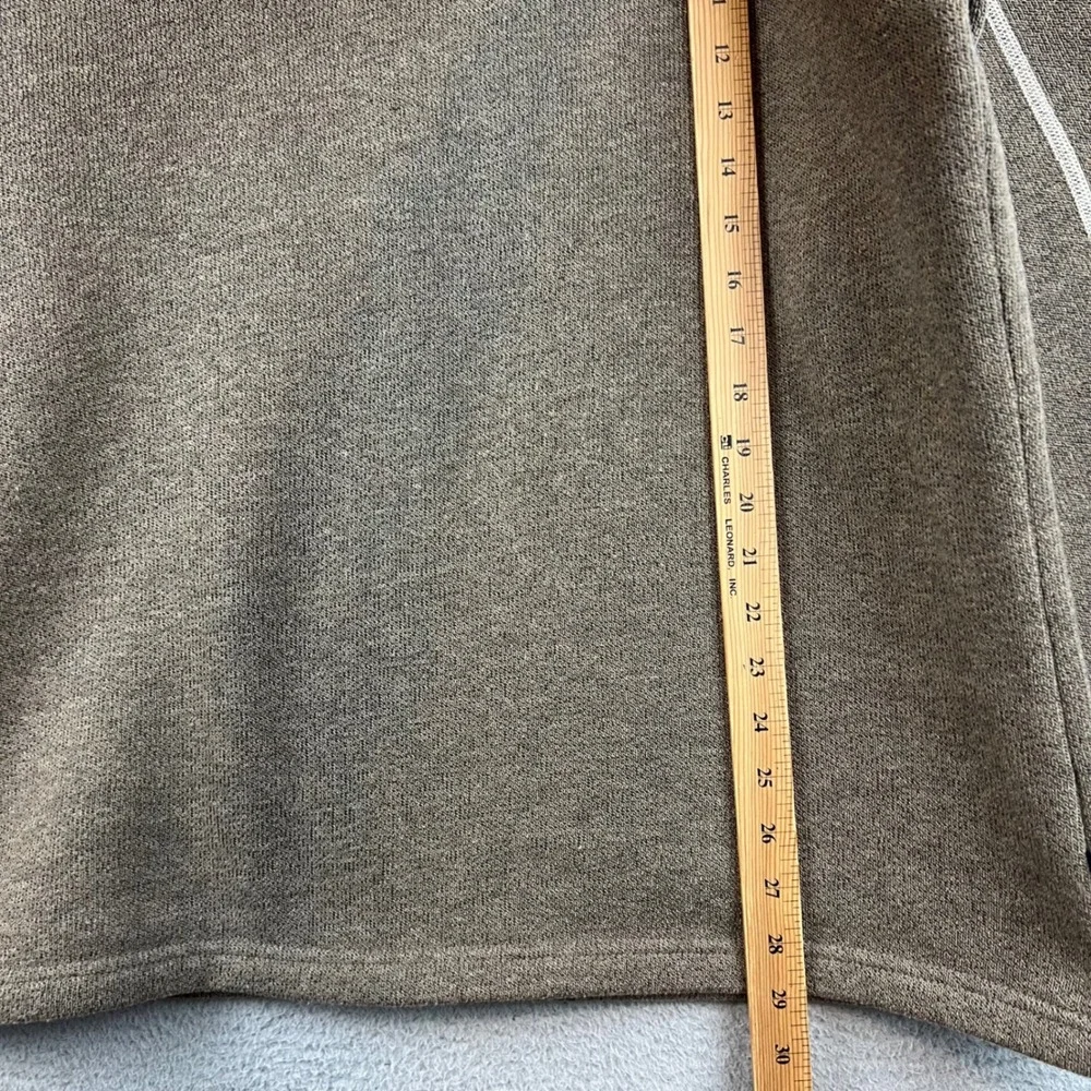 Kuhl Revel 1/4 Zip Sweater Mens XL Brown Sherpa Lined Collar Pullover Fleece